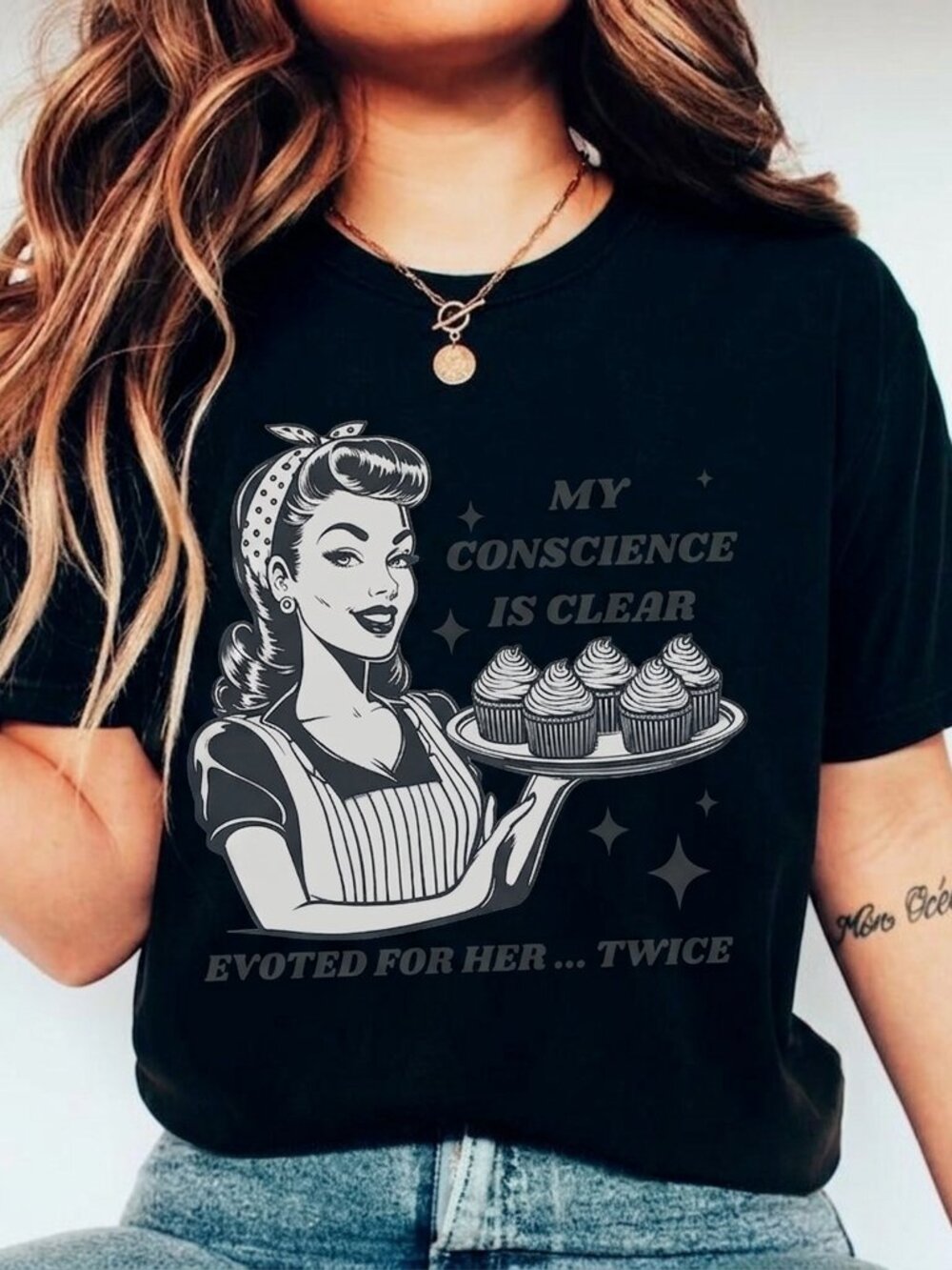 Funny Subtle Feminist Graphic Tee, Empowerment Humor Statement Shirt